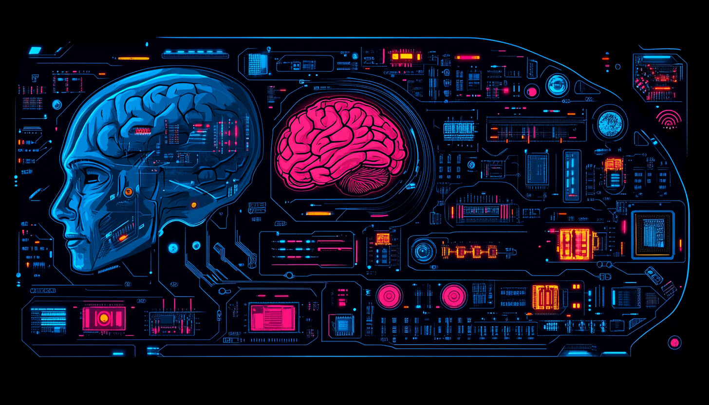 A sleek and modern representation of chip technology, with intricate circuit designs symbolizing innovation and growth in the AI sector.