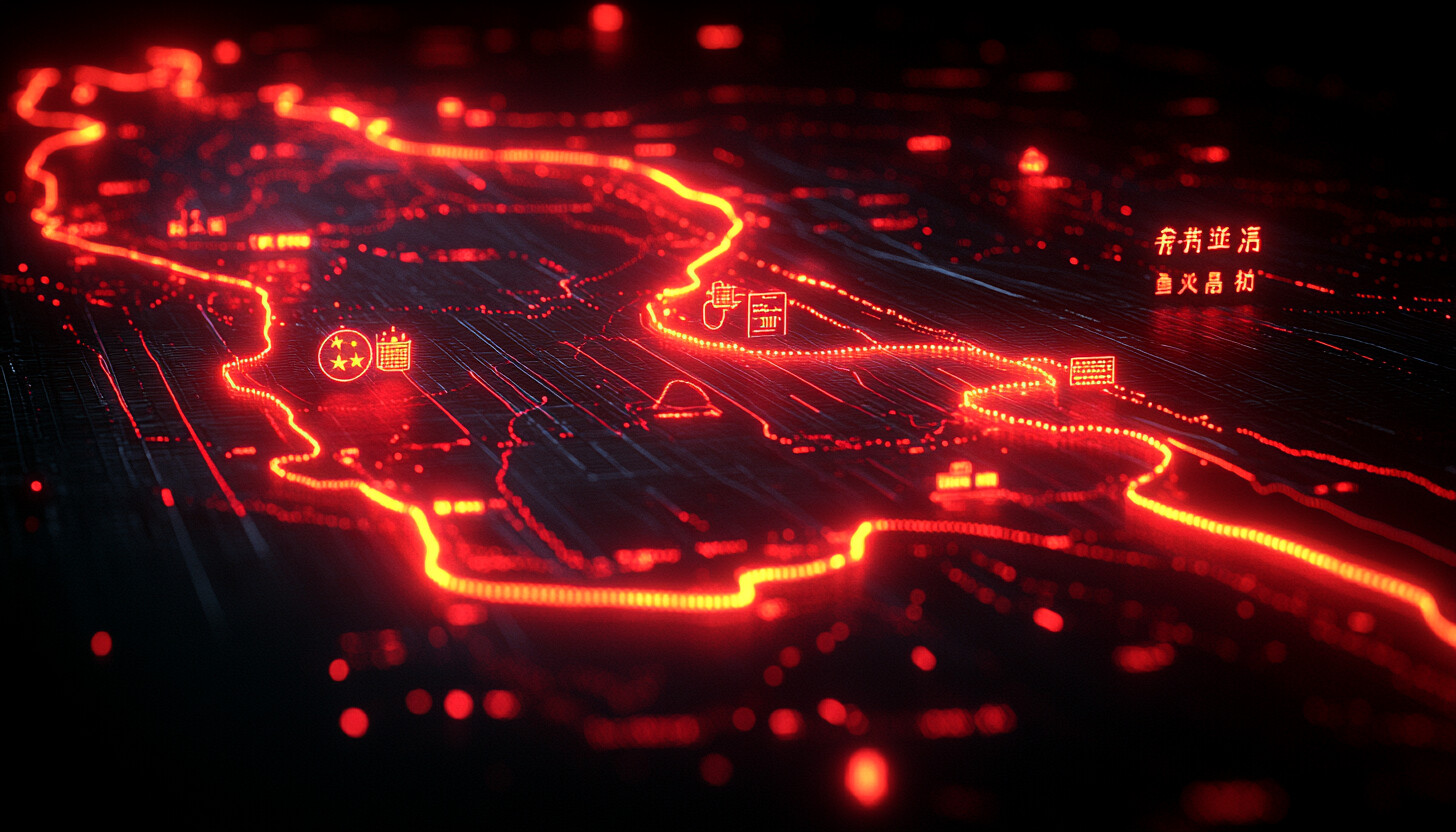 A visually striking image of fluctuating stock market graphs overlaid with symbols of China and Europe, evoking a sense of global financial interconnectedness.