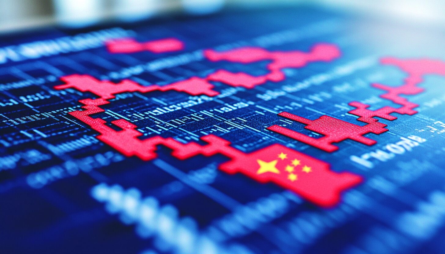 A visually striking image of fluctuating stock market graphs overlaid with symbols of China and Europe, evoking a sense of global financial interconnectedness.