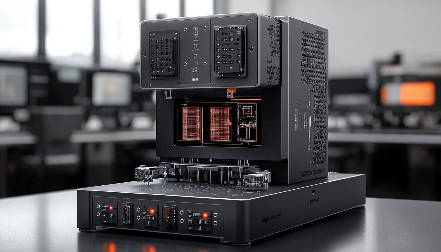 A visually appealing representation of Synopsys and Keysight Technologies' collaboration, highlighti