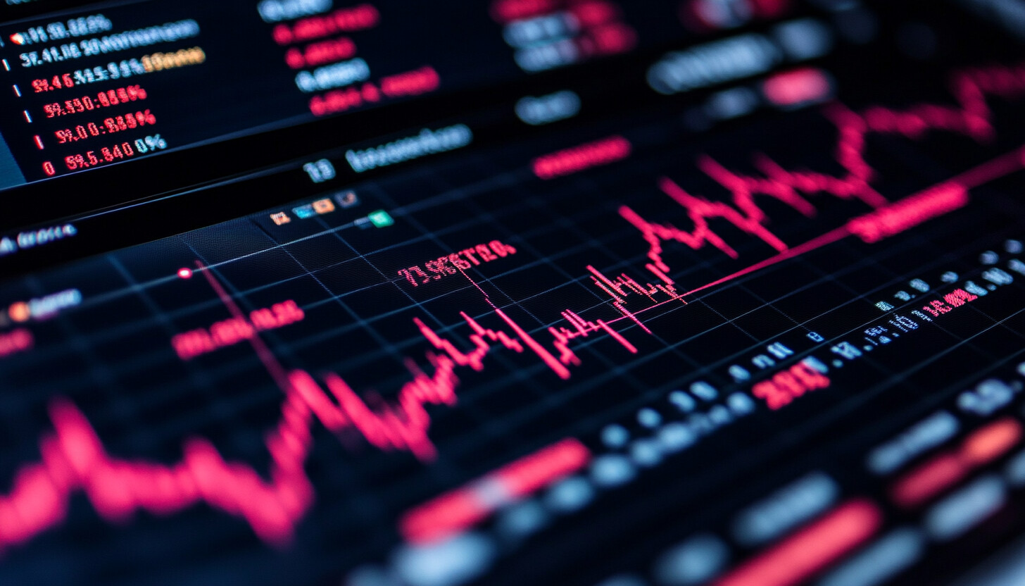 A visually appealing graph showing Tesla's stock price fluctuations with highlighted support and resistance levels, set against a backdrop of dynamic market elements.